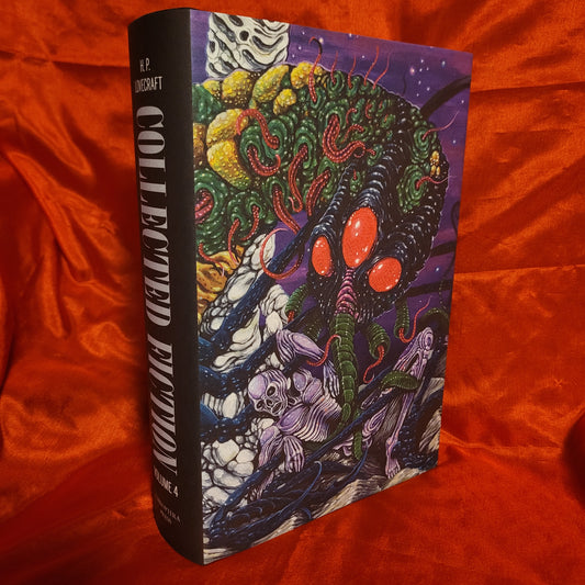 H.P. Lovecraft Collected Fiction  Volume 4 edited by S.T. Joshi (Chiroptera Press, 2026) Illustrated by Karmazid