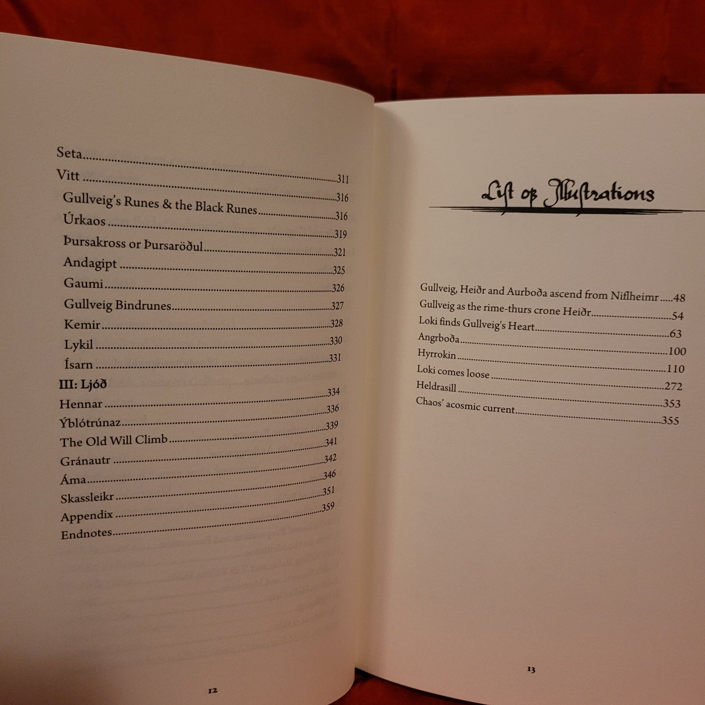 Gullveigarbók by Ekortu (Ixaxaar Occult Literature, 2025) Regular Hardcover Edition Limited to 600 Copies