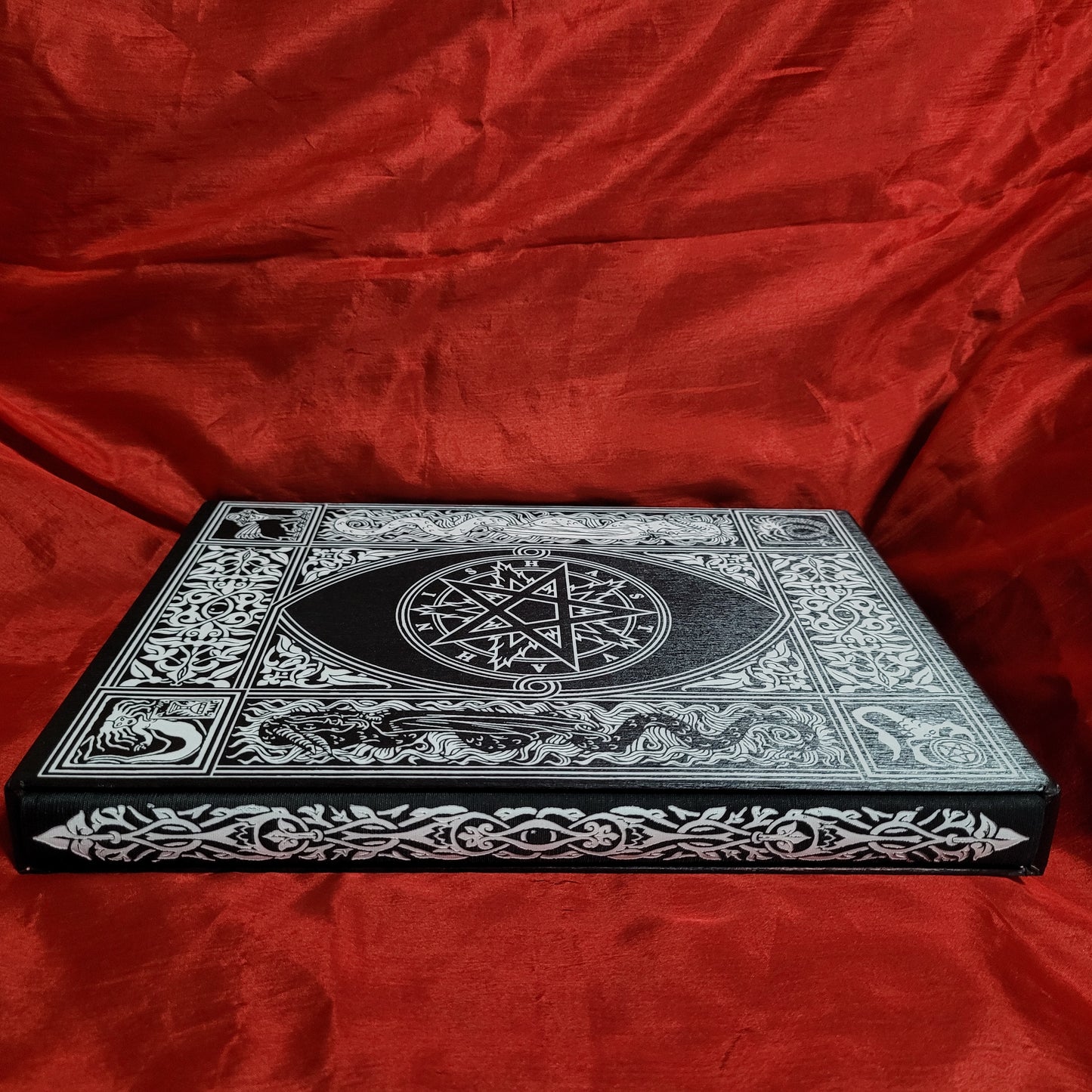 Fosforos: Study on the Being & Essence of Satan and on the Occult Philosophy in Six Parts by Johannes Nefastos (Ixaxaar Occult Literature, 2013) Silk Bound Limited Edition in Custom Slipcase #17/145