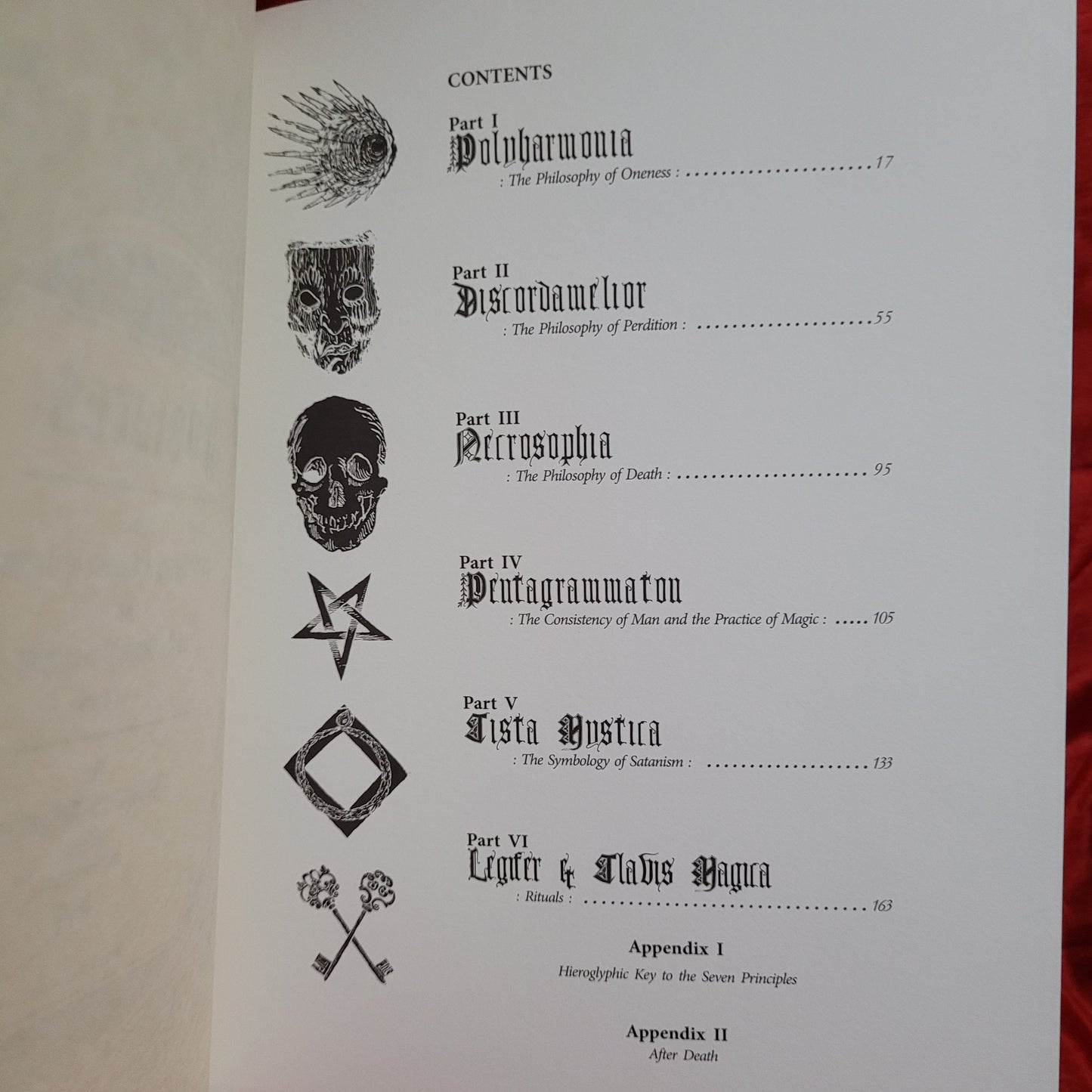 Fosforos: Study on the Being & Essence of Satan and on the Occult Philosophy in Six Parts by Johannes Nefastos (Ixaxaar Occult Literature, 2013) Silk Bound Limited Edition in Custom Slipcase #17/145