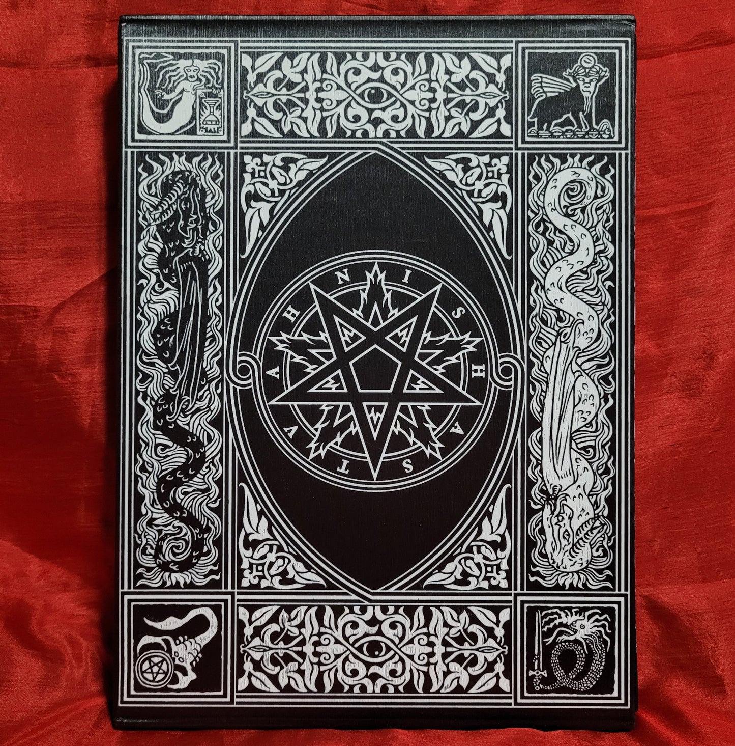 Fosforos: Study on the Being & Essence of Satan and on the Occult Philosophy in Six Parts by Johannes Nefastos (Ixaxaar Occult Literature, 2013) Silk Bound Limited Edition in Custom Slipcase #17/145