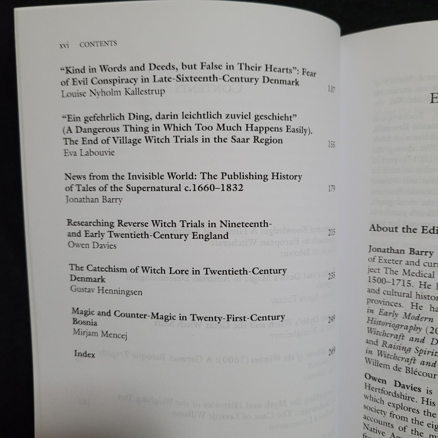 Cultures of Witchcraft in Europe from the Middle Ages to the Present (Palgrave Macmillan, 2018) Paperback Edition