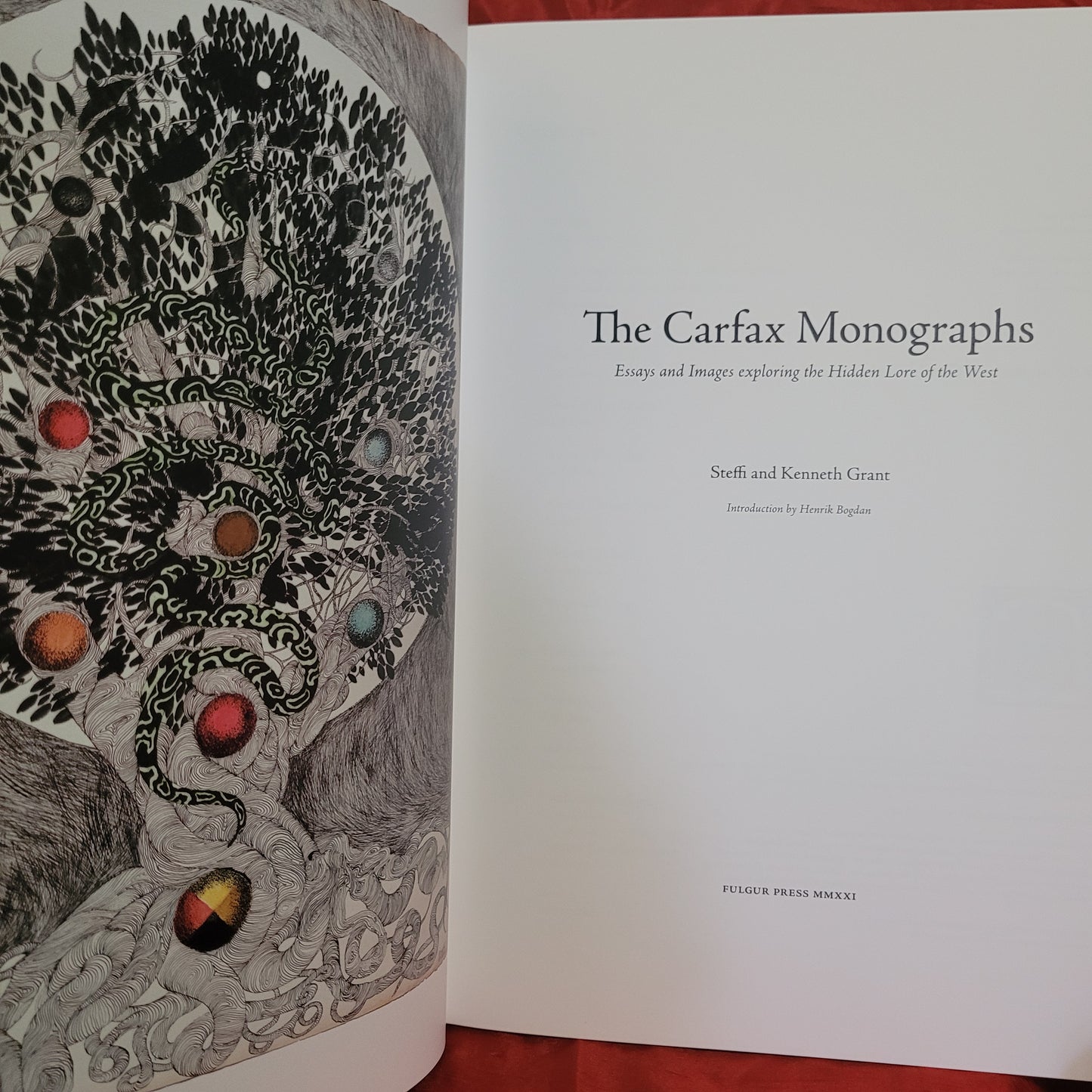 The Carfax Monographs: Essays and Images Exploring the Hidden Lore of the West by Steffi and Kenneth Grant (Fulgur Press, 2021) Standard Hardcover Edition