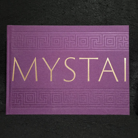 Mystai: Dancing Out the Mysteries of Dionysos by Peter Mark Adams (Scarlet Imprint, 2019) Purple Cloth Hardback Edition