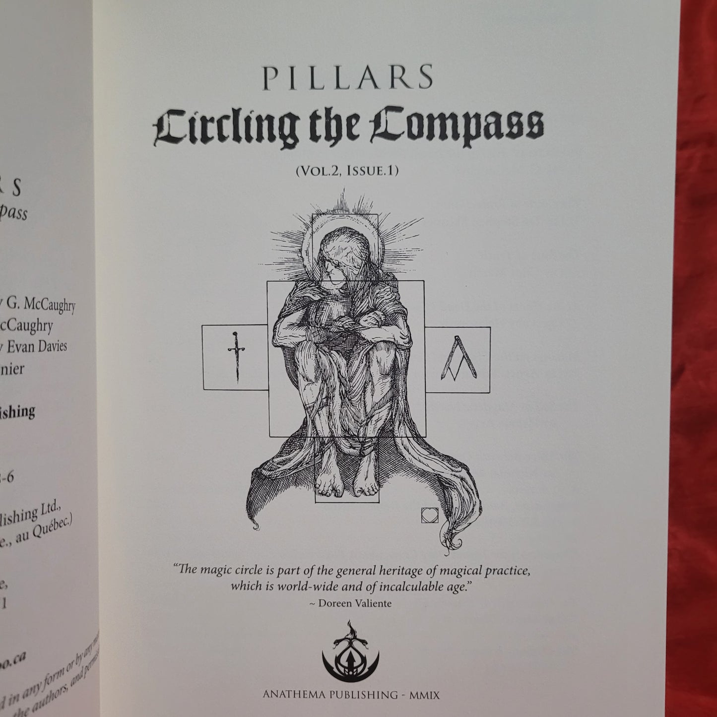 Pillars: Circling the Compass, Vol.2, Issue.1 Edited by G. McCaughry (Anathema Publishing, 2019) Cloth Hardcover Limited to 550 Copies