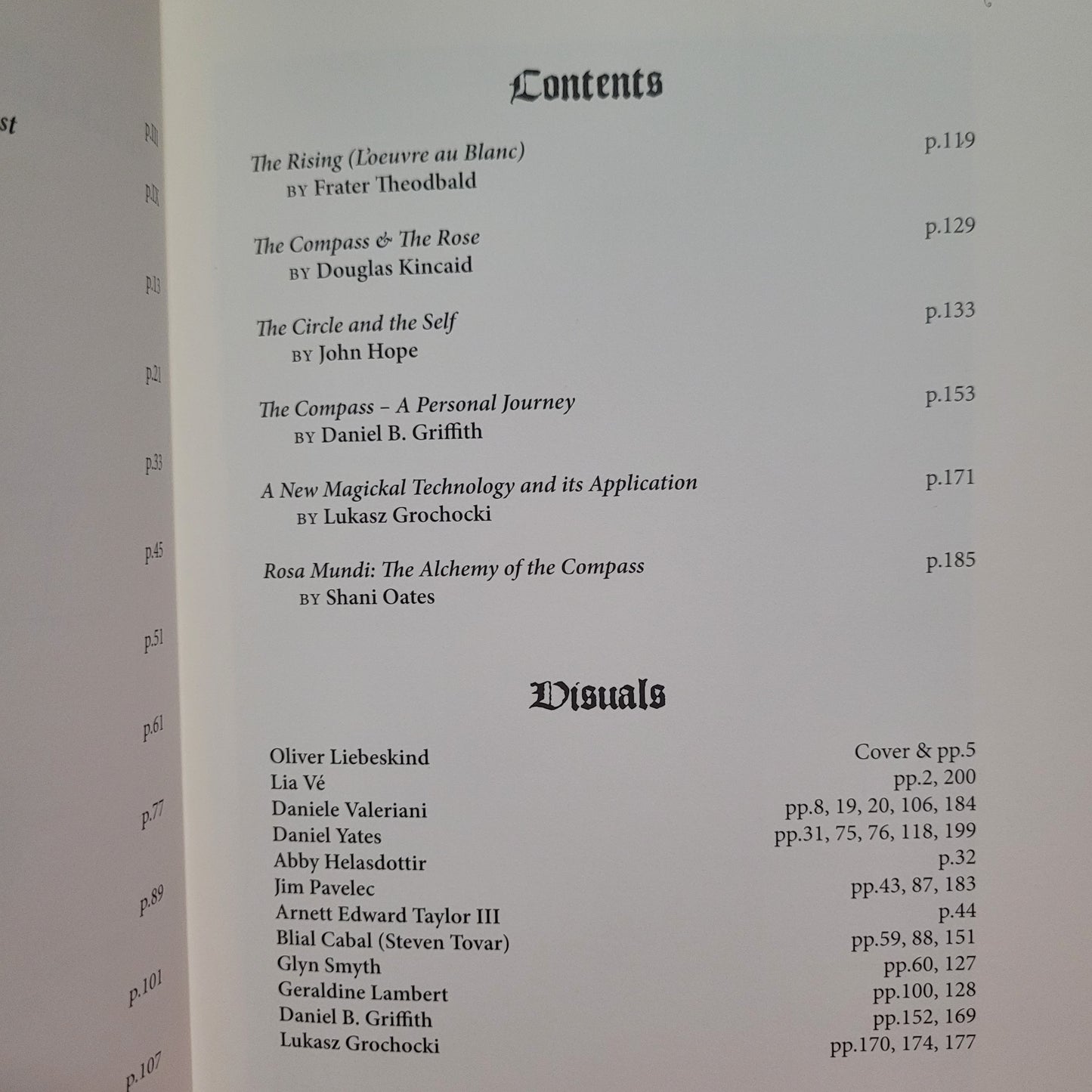 Pillars: Circling the Compass, Vol.2, Issue.1 Edited by G. McCaughry (Anathema Publishing, 2019) Cloth Hardcover Limited to 550 Copies